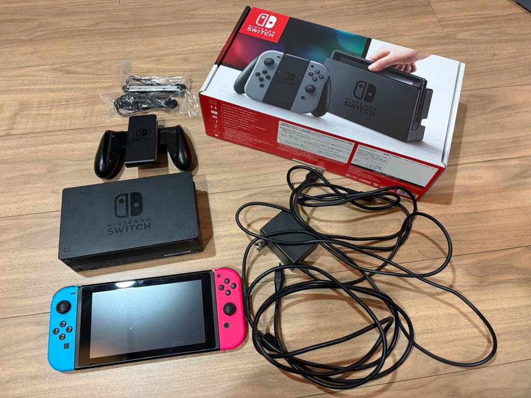 Switch 本体　箱付き　美品　訳あり