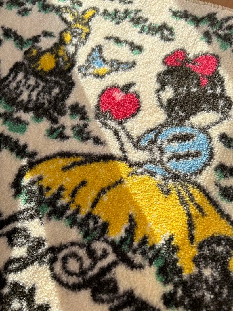 【ノベルティ】ShirleyTemple:白雪姫のラグ 未使用