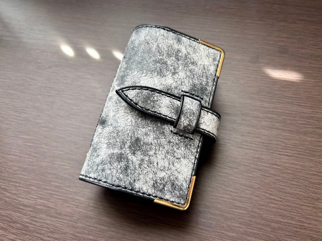 【マイクロ5】システム手帳　イタリアンレザー　ハンドメイド　マルゴーフォグ