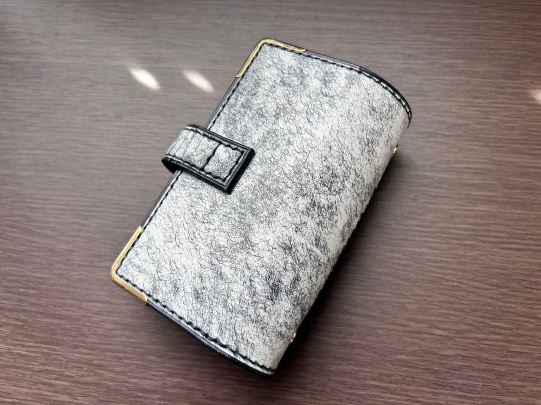 【マイクロ5】システム手帳　イタリアンレザー　ハンドメイド　マルゴーフォグ