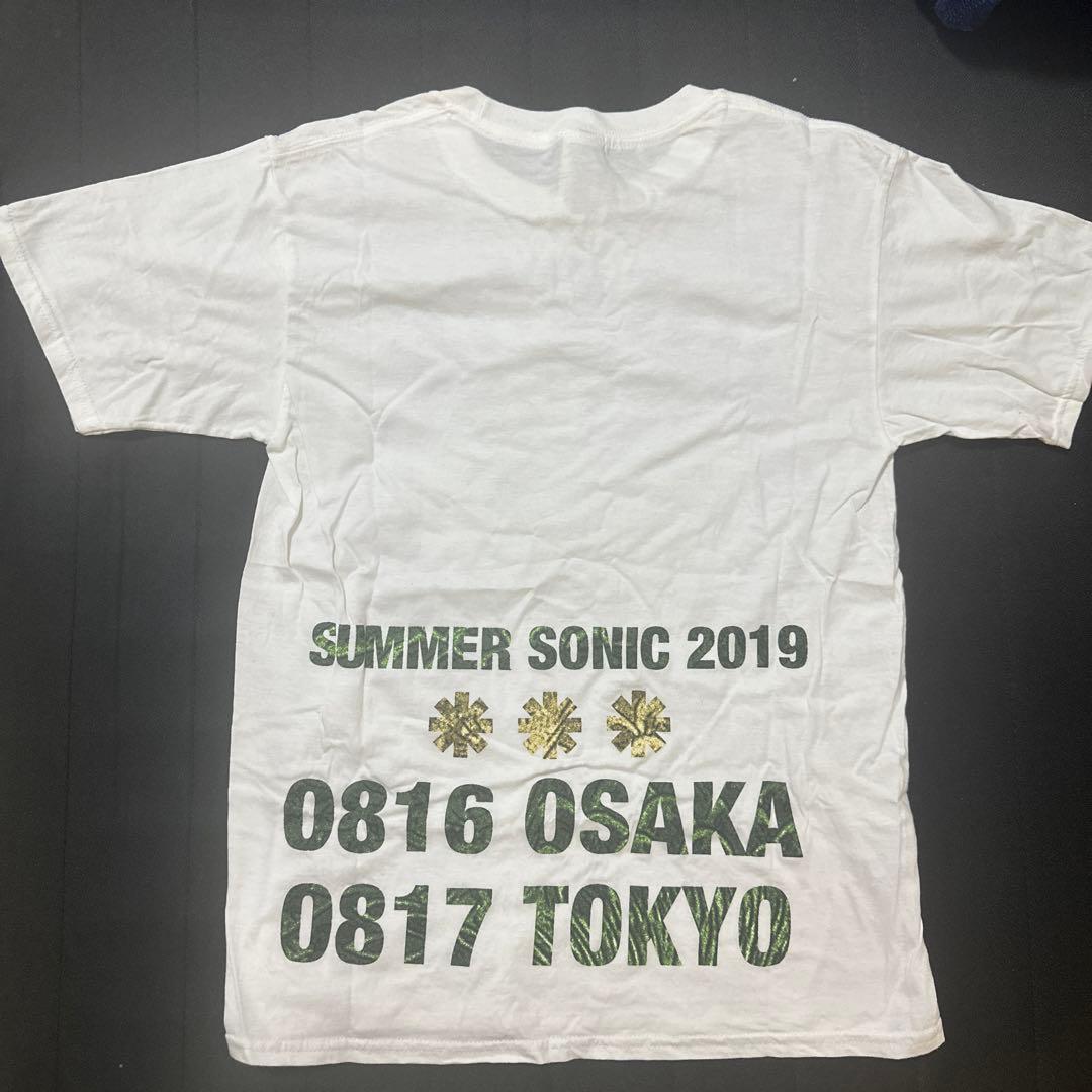 【美品】サマソニ2019レッチリ白Tシャツ Sサイズ