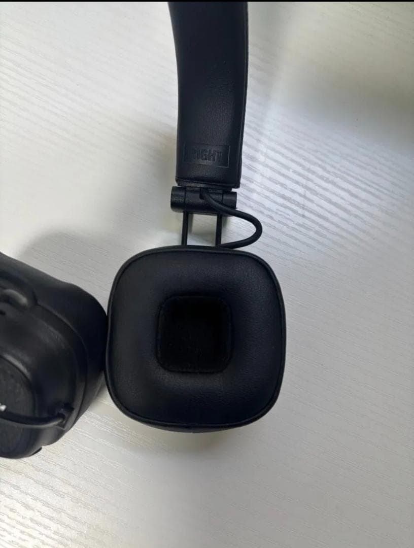 超美品 Marshall MAJOR V ブラック ワイヤレスヘッドホン