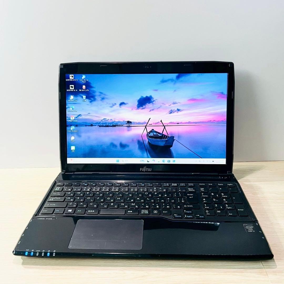 サクサク動作❤️Win11 SSD ノートパソコン ブルーレイ テンキー 8GB