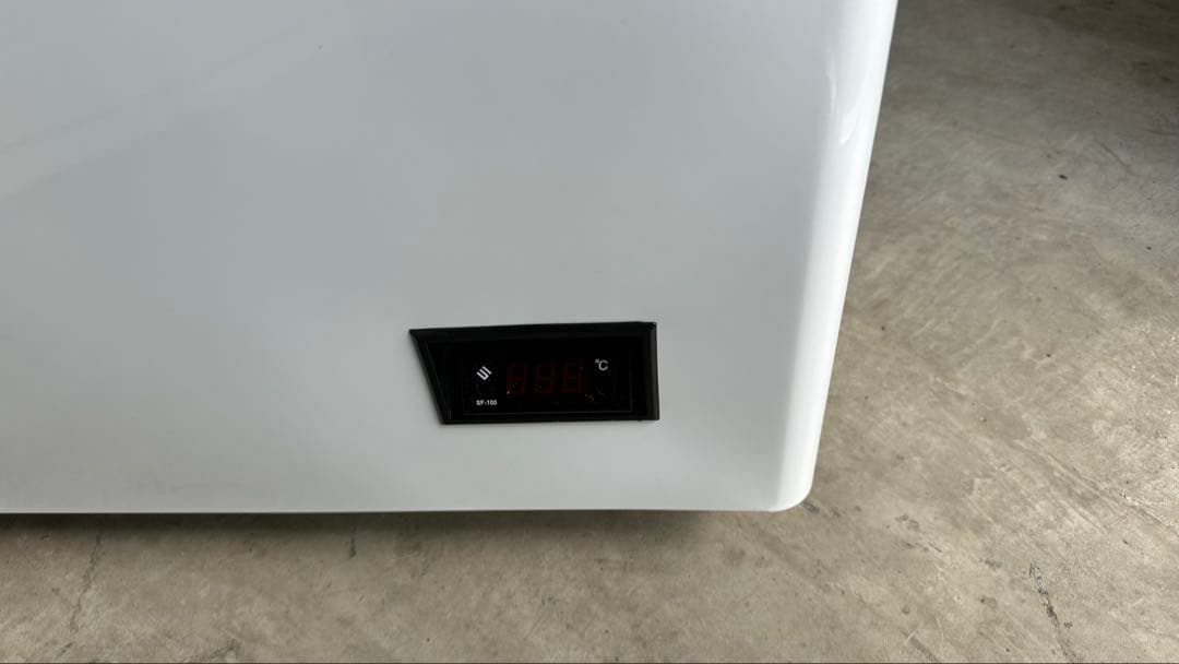 フリーザー ワイヤーバスケット付き デジタル温度表示