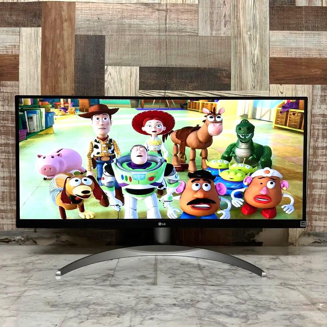 即日受渡❣️全国送料込去年購入LG29型ディスプレイゲーム機能、スピーカー搭載