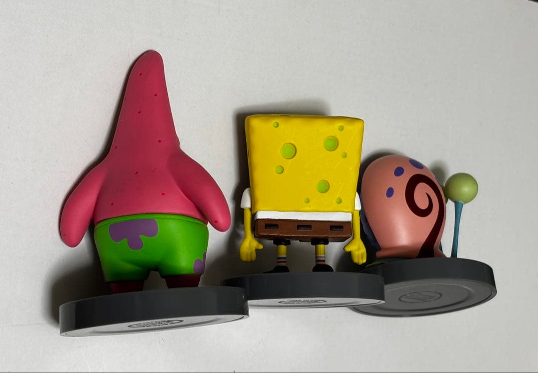 スポンジボブ Mightyjaxx 解剖学的フィギュア 3体セット