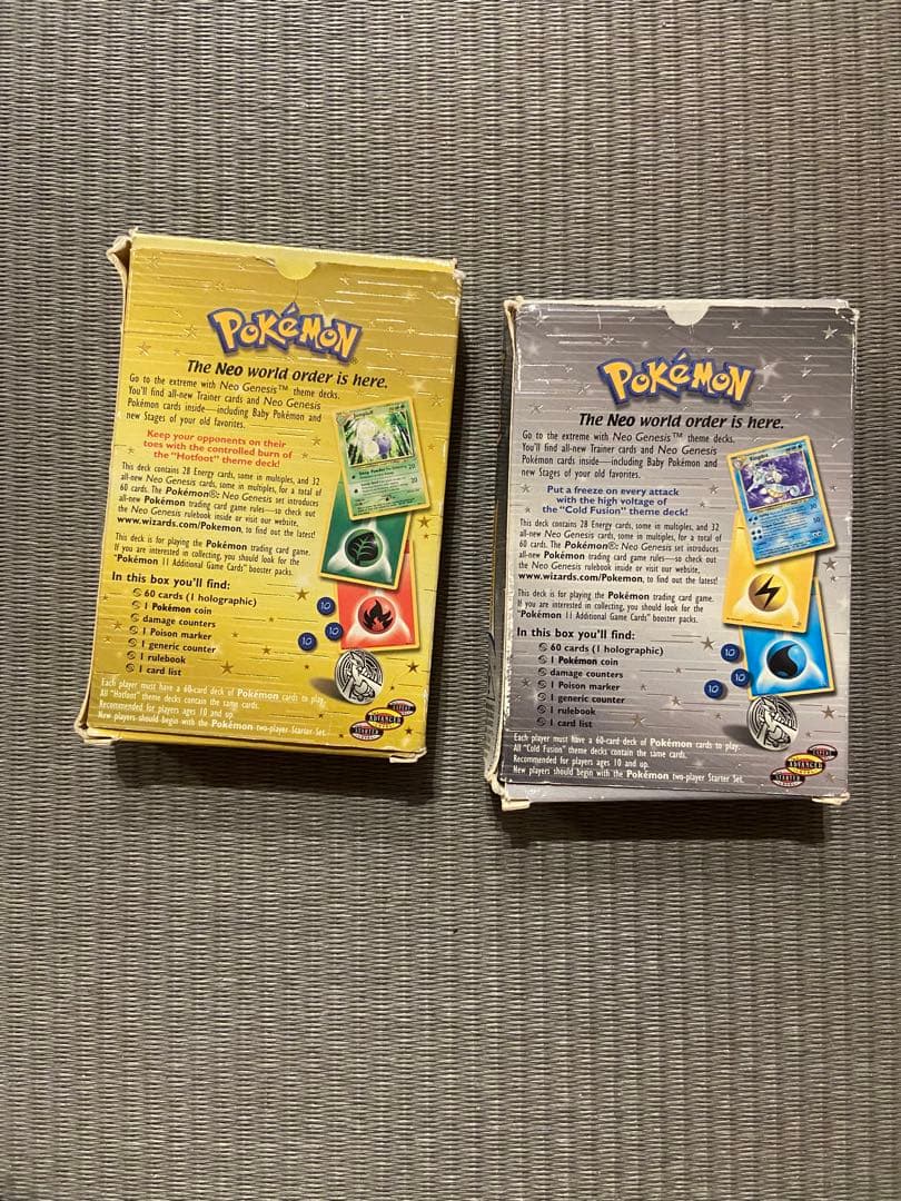 超希少　ポケモンカードneo 旧裏　スターターデッキ2セット