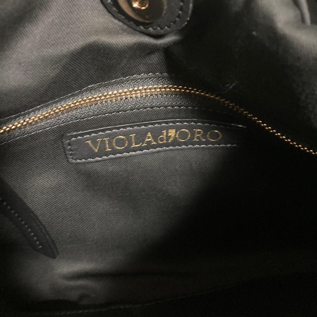 VIOLA di ORO ブラックショルダーバッグ