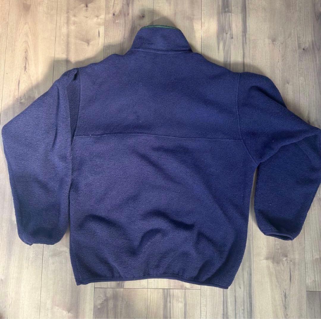 パタゴニア Synchilla フリース M 紫　90年製 スナップT