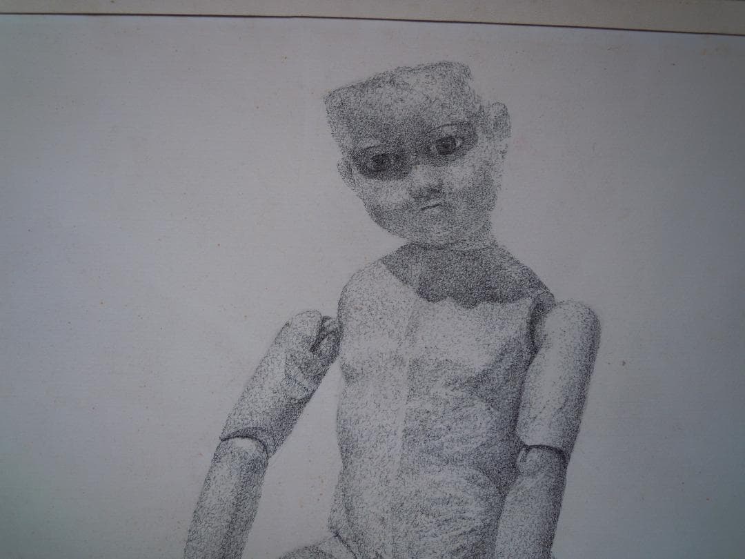 人形　ロットリングデッサン