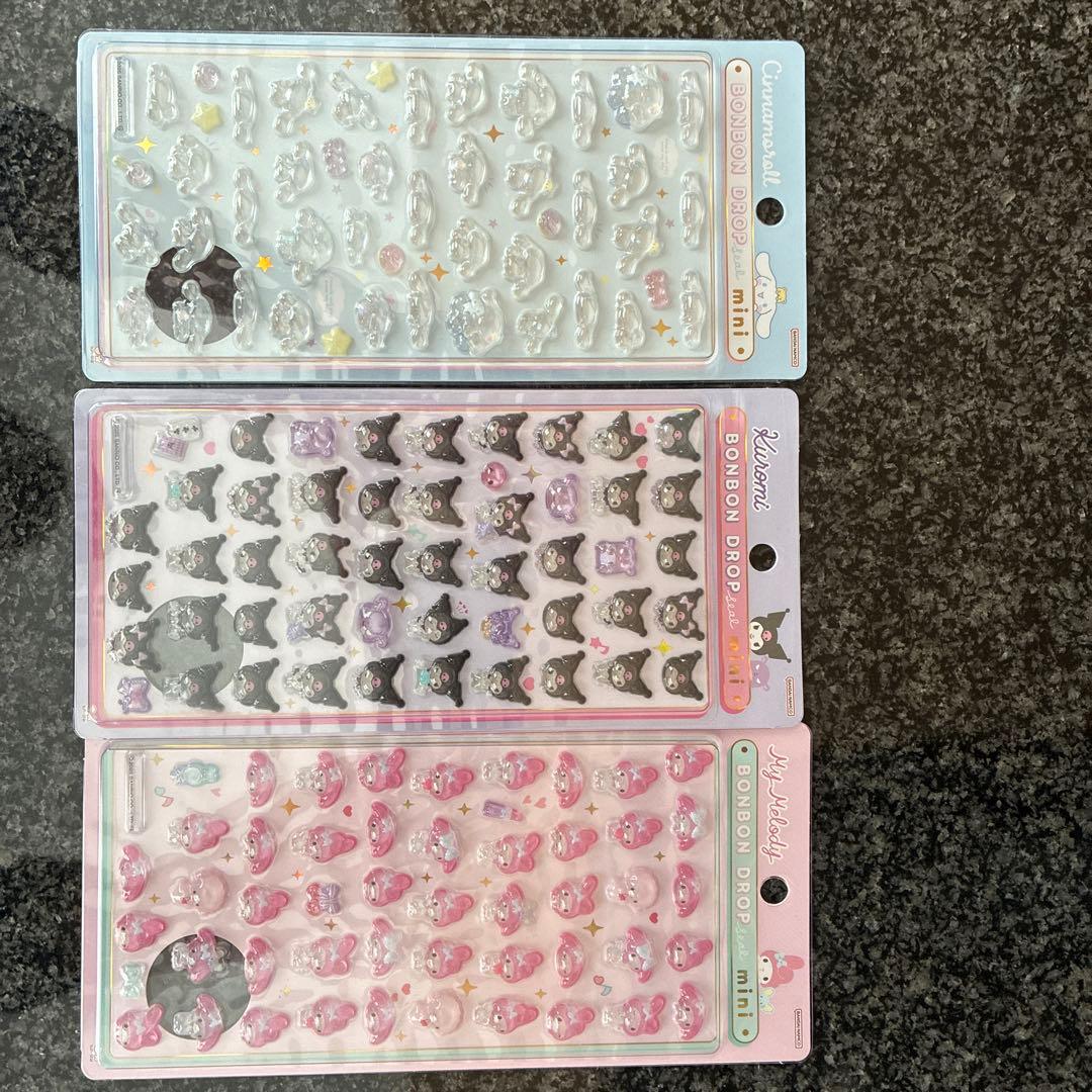 ボンボンドロップキャラクターシール 6枚セット