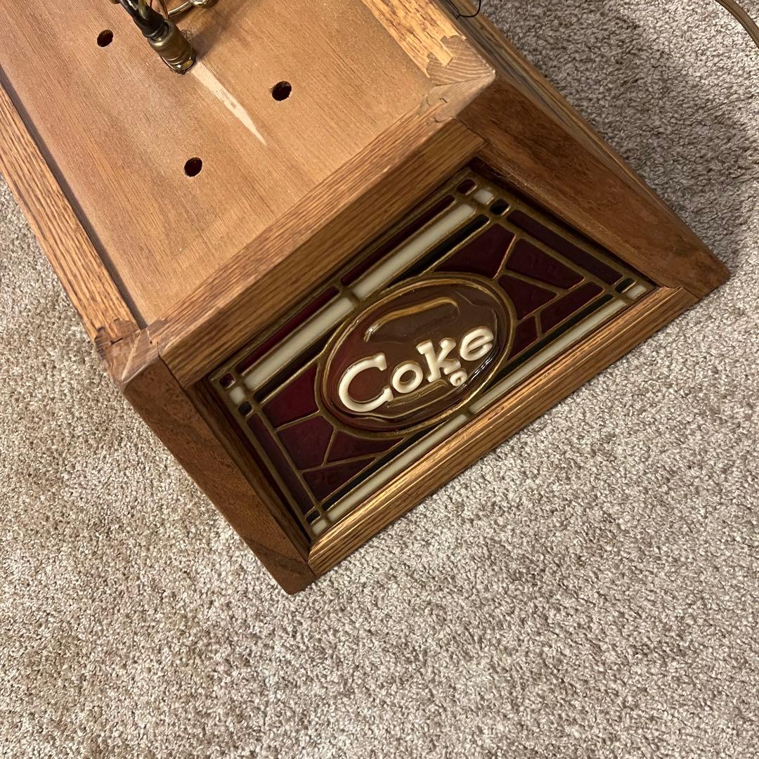 Coca-Cola コカコーラ　プールバーライト　ビンテージ　希少 ⭐️状態良好⭐️