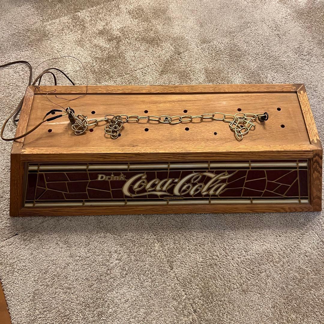 Coca-Cola コカコーラ　プールバーライト　ビンテージ　希少 ⭐️状態良好⭐️