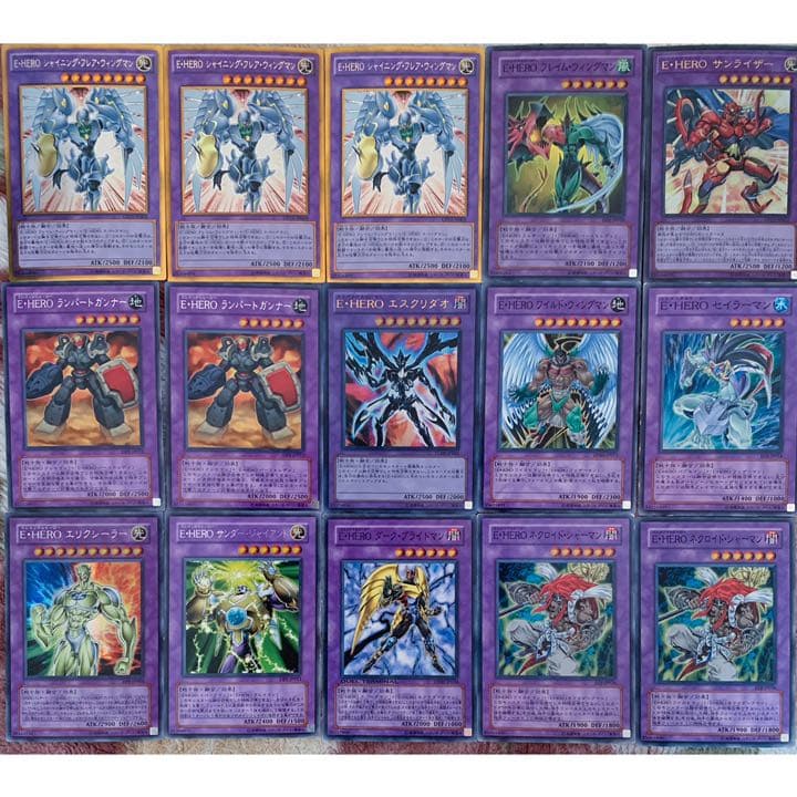 遊戯王 本格　E・HEROデッキ　構築済み