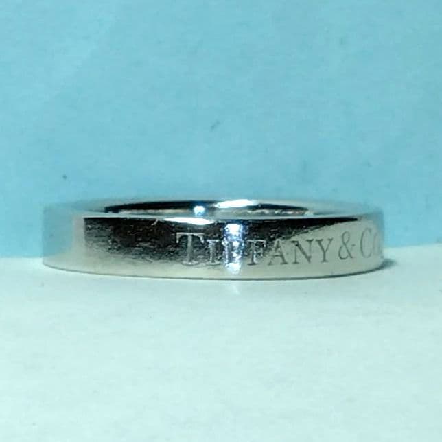 ティファニーフラットバンドリング　プラチナ950 6.5号　新品仕上げ。