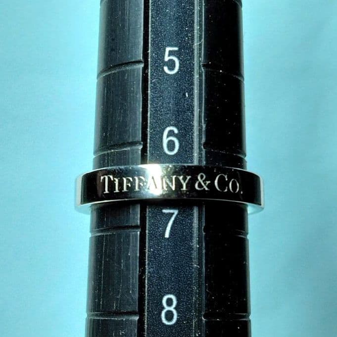 ティファニーフラットバンドリング　プラチナ950 6.5号　新品仕上げ。