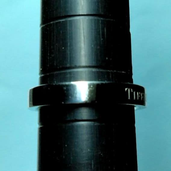 ティファニーフラットバンドリング　プラチナ950 6.5号　新品仕上げ。