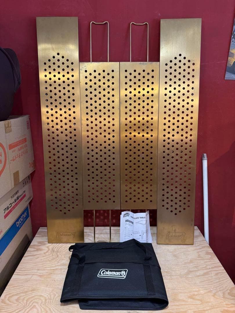 Coleman コールマン ファイヤープレイステーブル ゴールド 囲炉裏テーブル