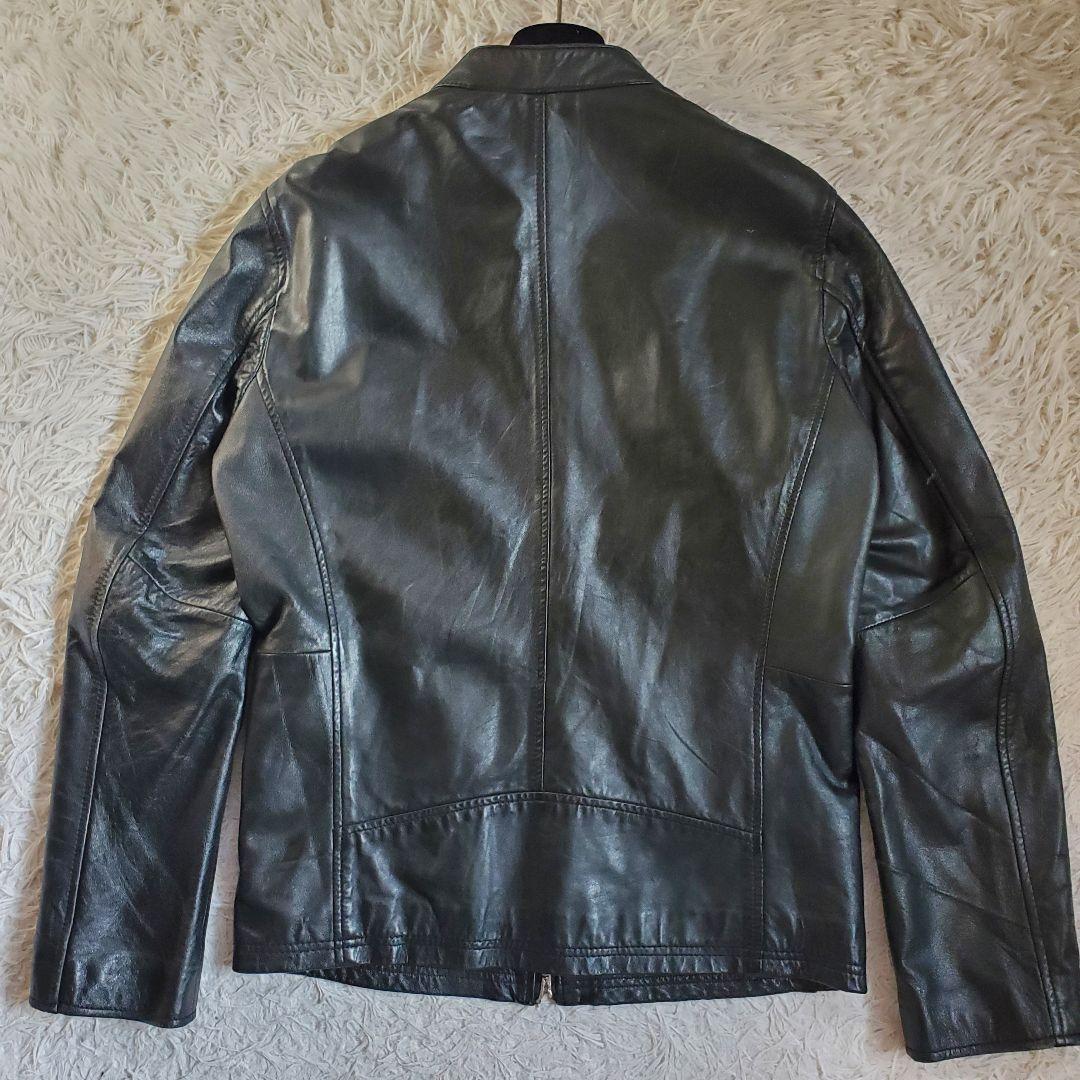 極美品 LHP lazy hazy planet シングル ライダース L 黒