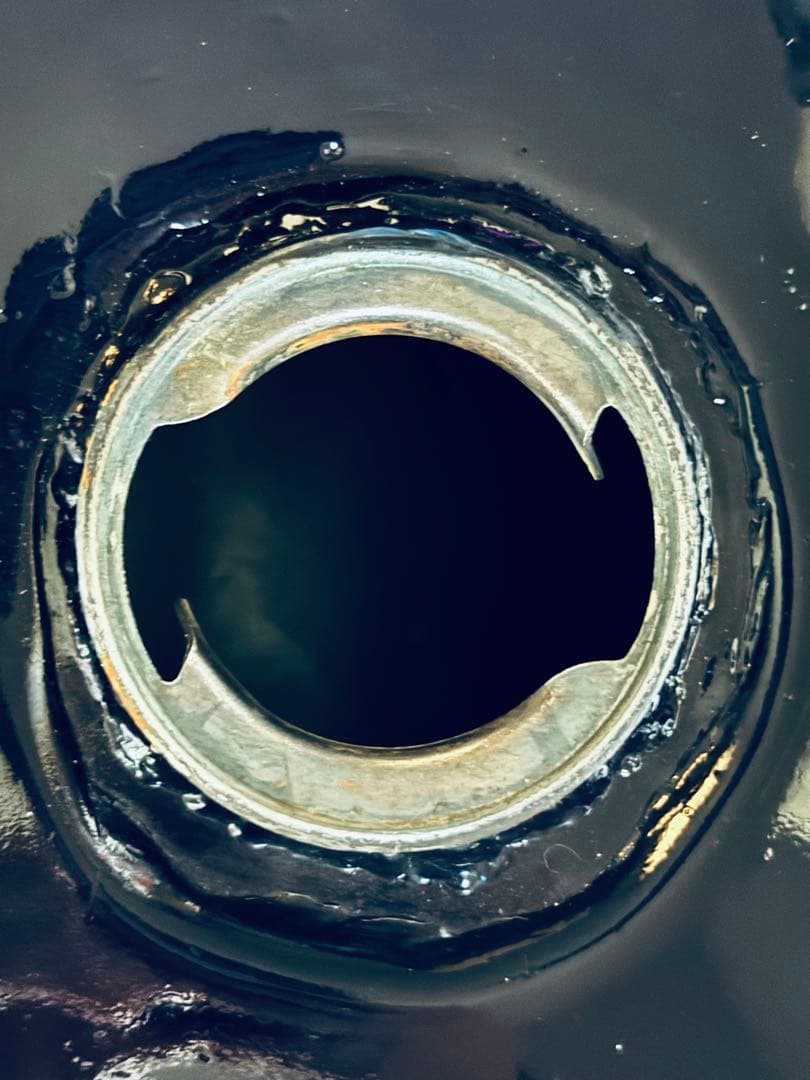 YAMAHA SR400 タンク キャンディーブルー