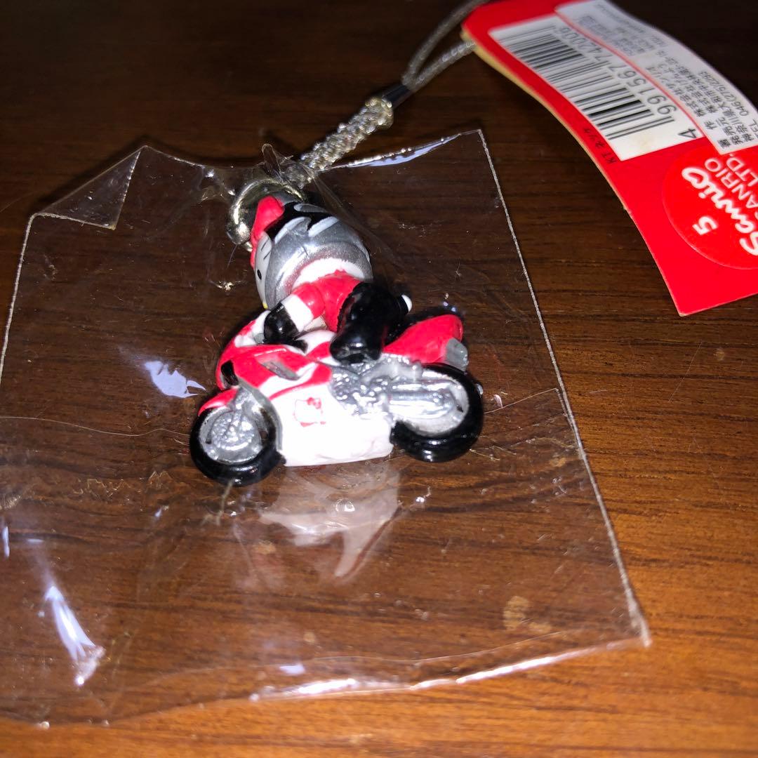 ハローキティ　ご当地キティ バイク ストラップ RACING TEAM 2001
