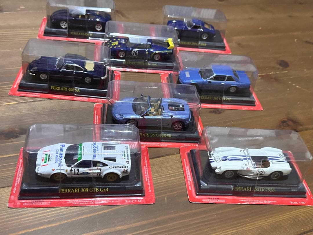 Ferrari ミニカー 8台セット スケール1/43