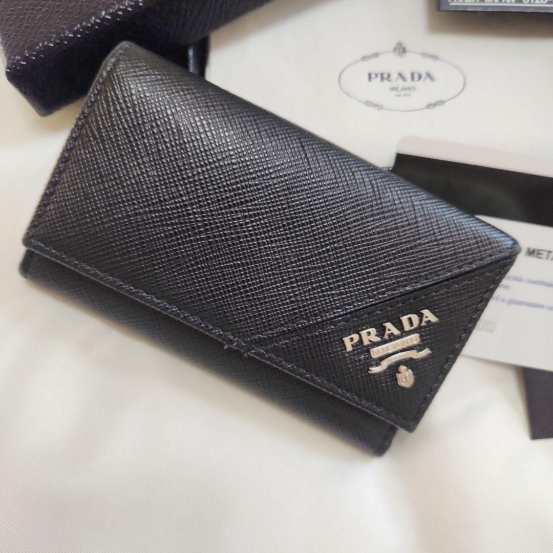 PRADA プラダ サフィアーノレザー キーケース