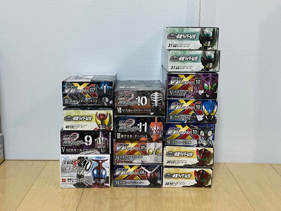 主に平成仮面ライダー掌動（shodo）の52体