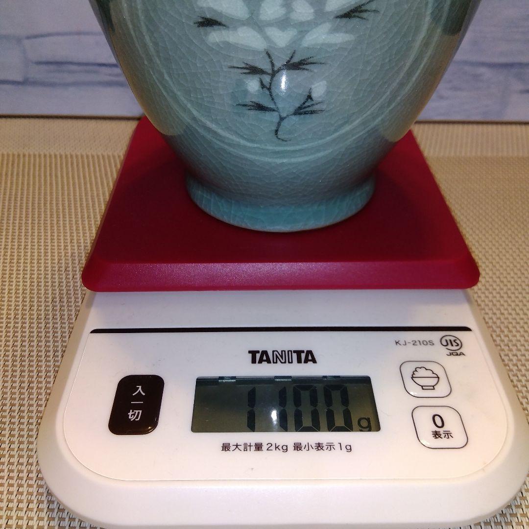 ★ 象嵌ボトル(特選ブレンド) 高麗青磁　雲鶴草華文様　陶器ボトル / ニッカ