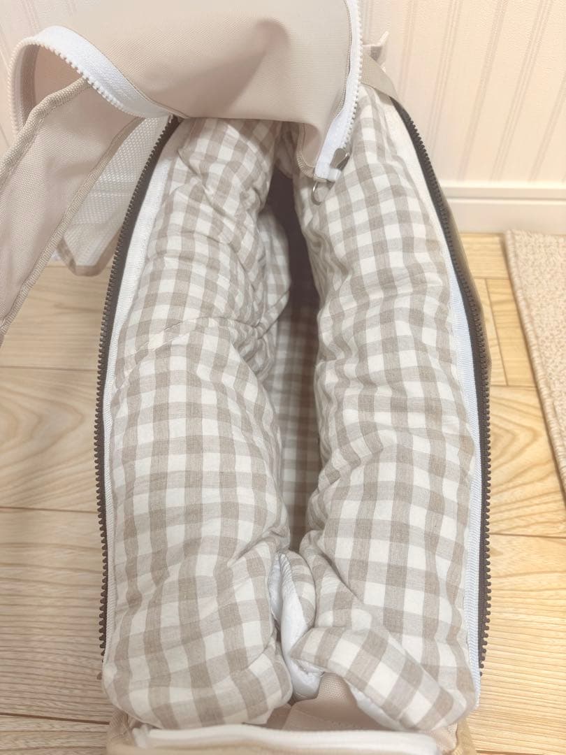 FUNDILE ベージュキャリーバッグ　スタンダード　「黄色い中敷きパッド」付属