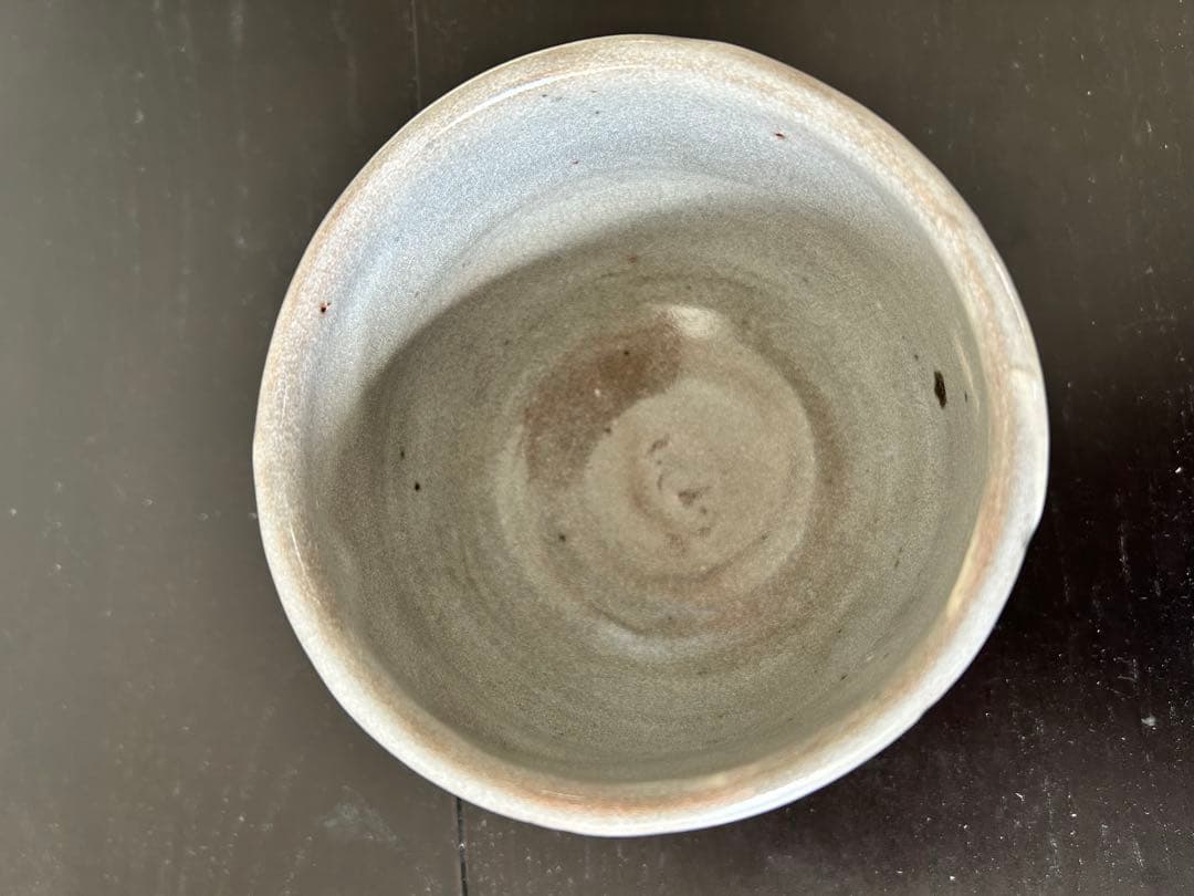 荒川豊蔵　水月窯　紅白梅茶碗