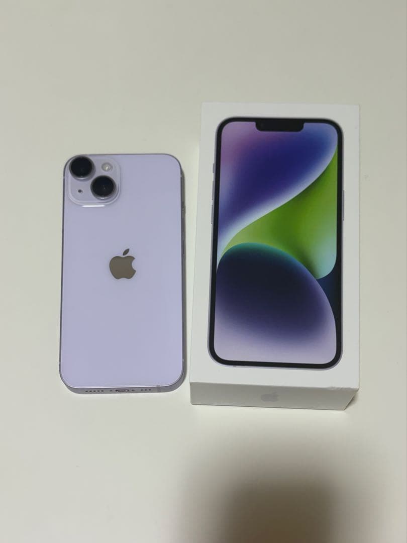 iPhone14 本体 パープル