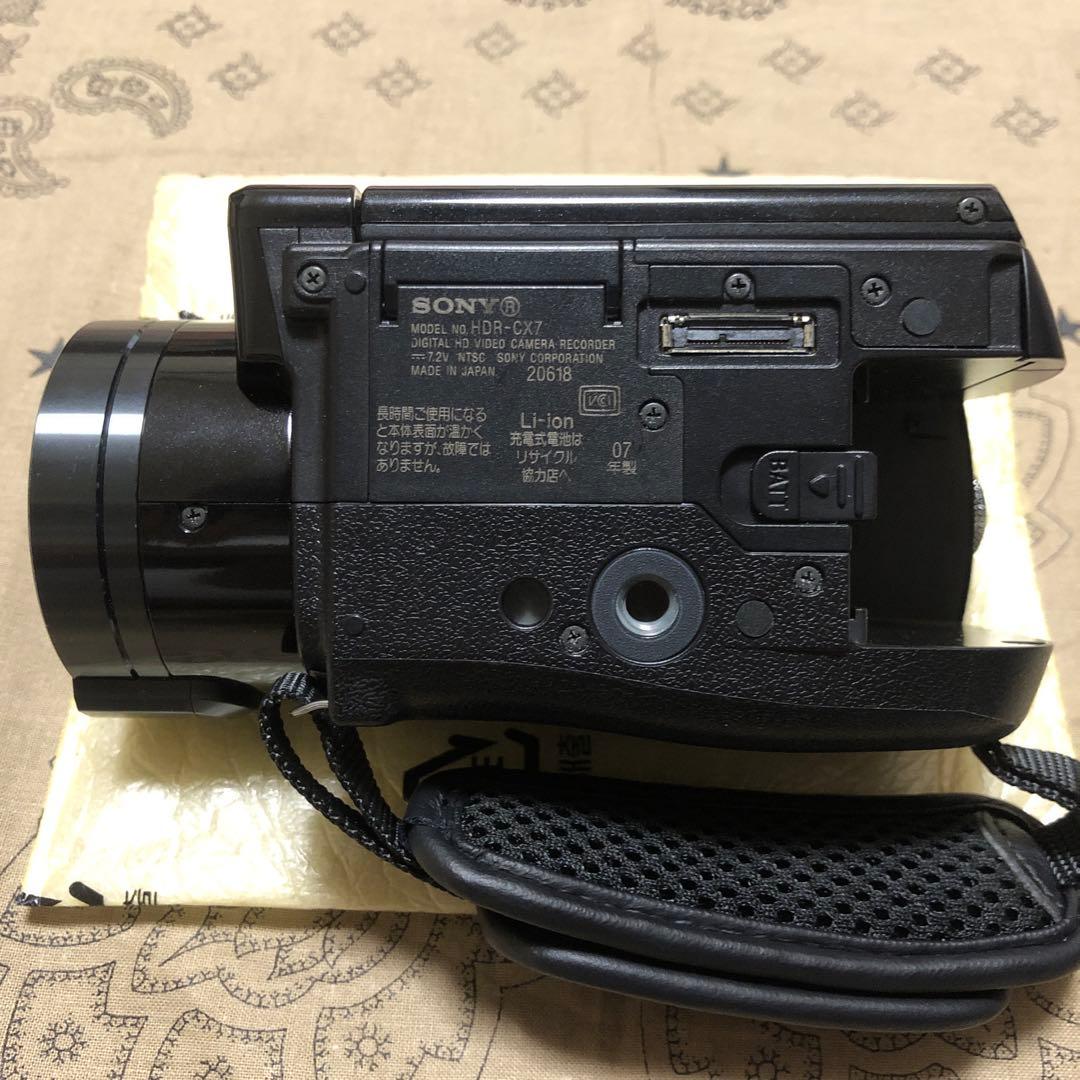 美品 SONY HDR-CX7 ナイトショット機能搭載 ビデオカメラ 完品