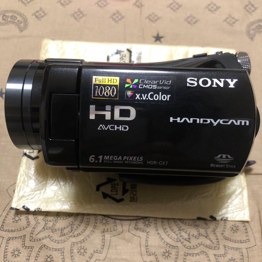 美品 SONY HDR-CX7 ナイトショット機能搭載 ビデオカメラ 完品