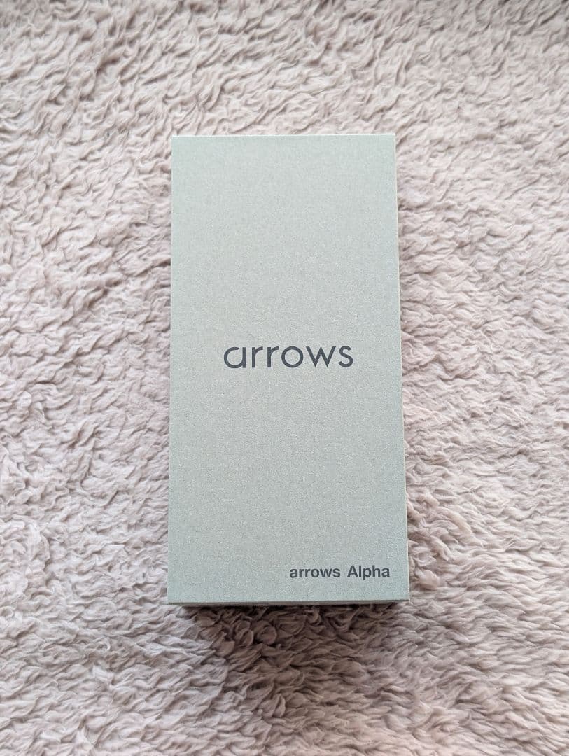 新品未開封 arrows Alpha M08 ブラック