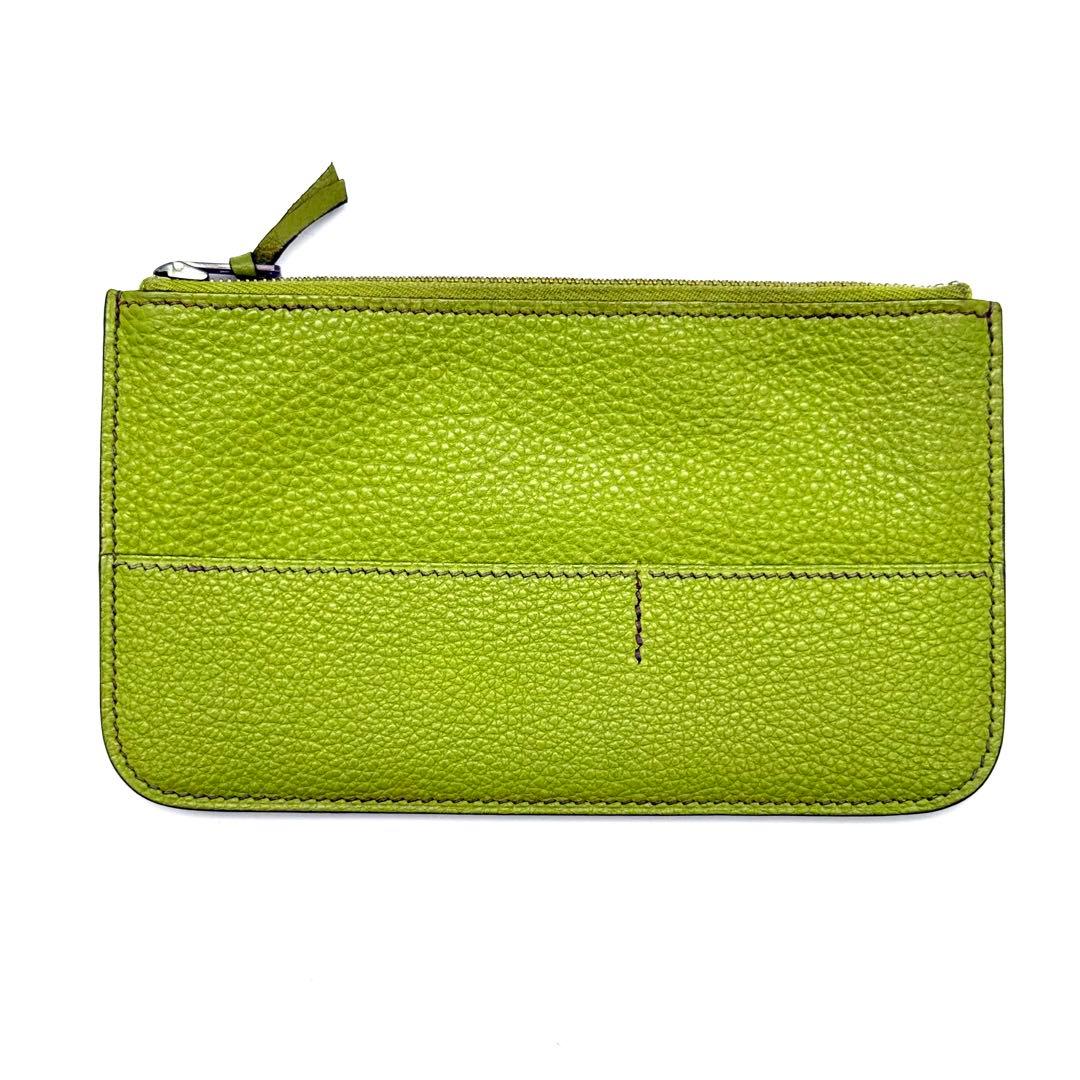 極上美品✨エルメス ドゴン GM デュオ グリーン 長財布 P25