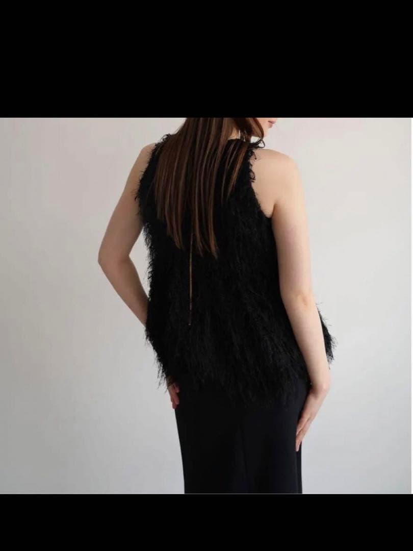 トップス acka fringe american sleeve tops