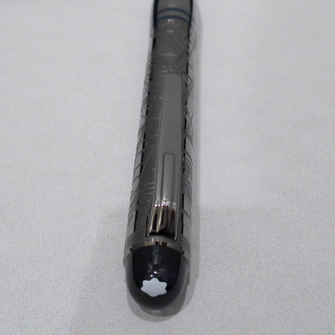 モンブラン ボールペン スターウォーカー スペースブルー メタル 130221