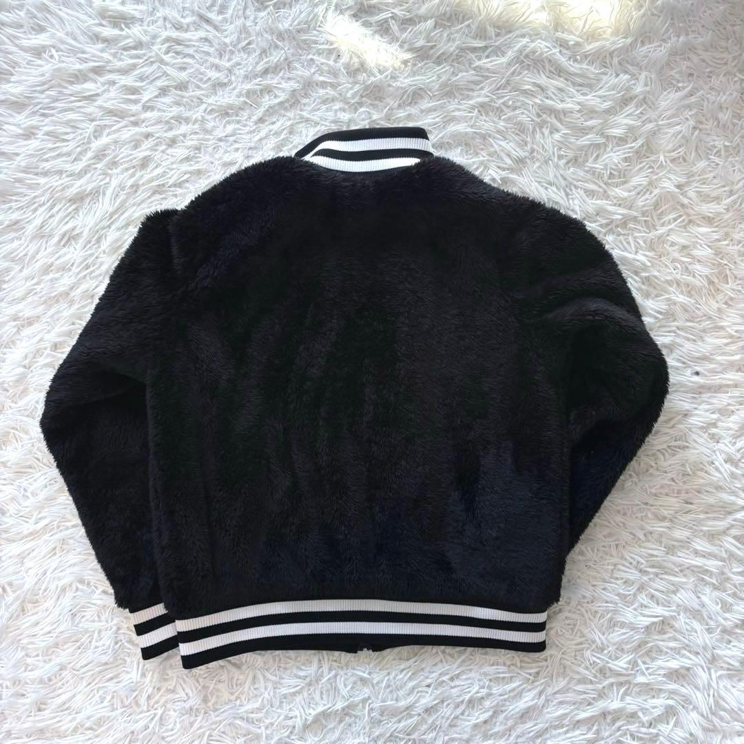 V12 ボア ブルゾン 黒 ジップ ゴルフ ウェア ジャケット