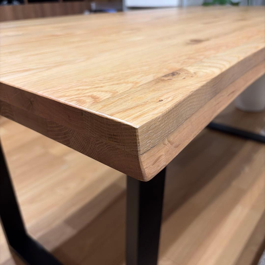 KAGUCOCO テーブル 一枚板風 [継ぎ継ぎ 幅160cm オーク]大河家具