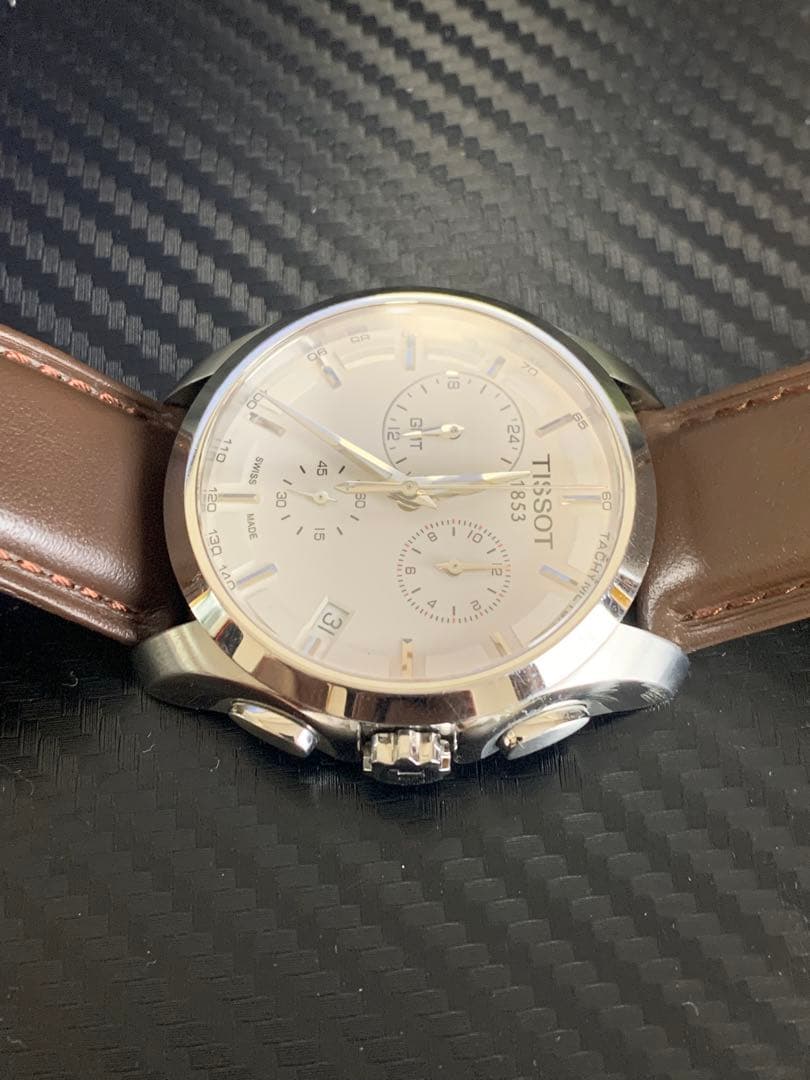 TISSOT クチュリエ GMT クロノグラフ T035439A 中古稼働品