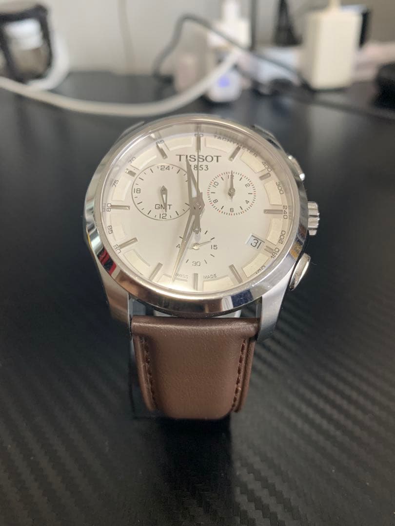 TISSOT クチュリエ GMT クロノグラフ T035439A 中古稼働品