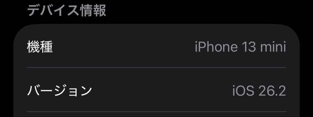 Apple iPhone 13 mini256GBミッドナイト 本体