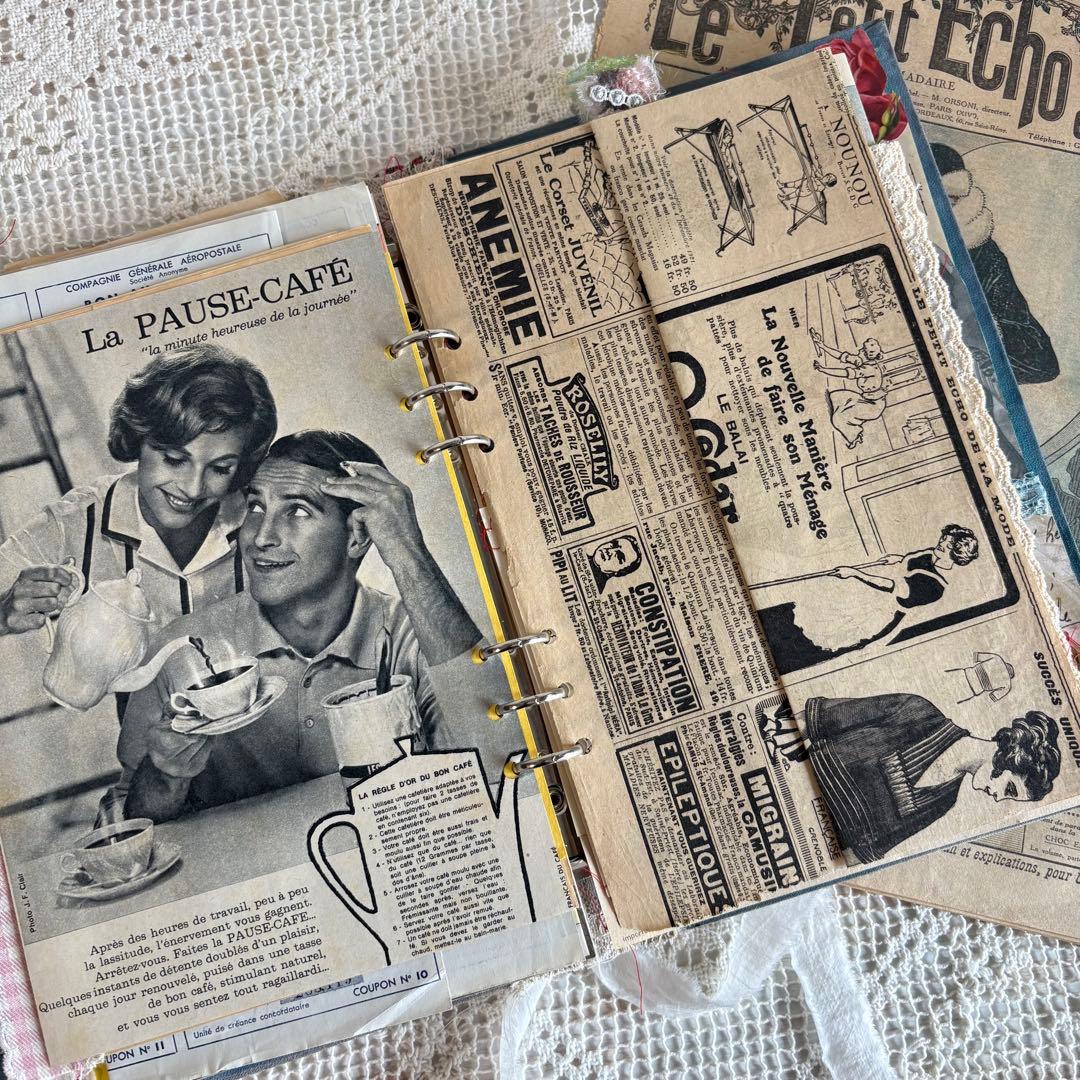 ꕤほぼA4版6穴ꕤ 自分好みにカスタマイズするジャンクジャーナル