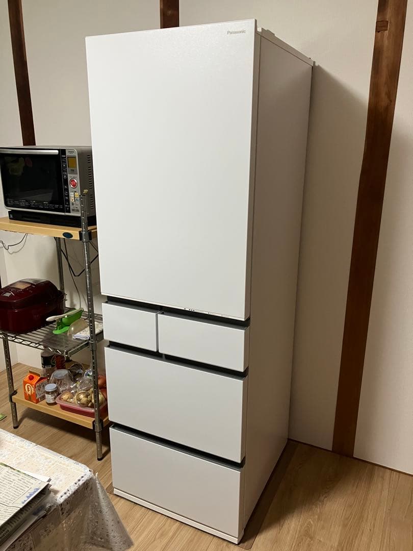 Panasonic NR-E46HV1-WJ 冷蔵庫 2024年モデル 右開き