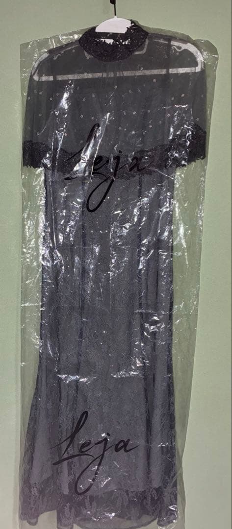 Leja レジャ ハイネック花柄レースボレロスパンコールマーメイドドレス