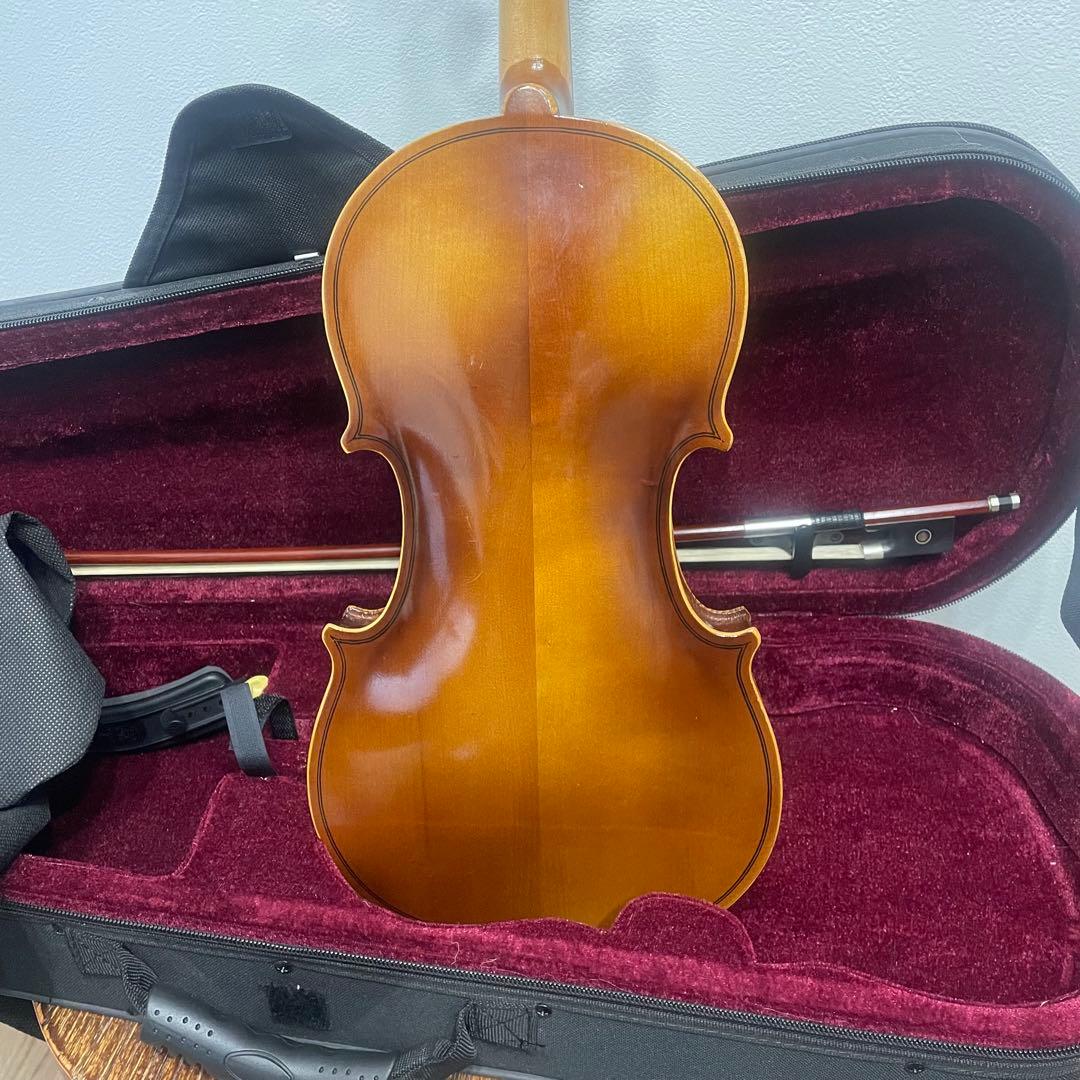 木曽鈴木バイオリン3/4サイズ ケース・弓・マツヤニ・KUN肩当て付き