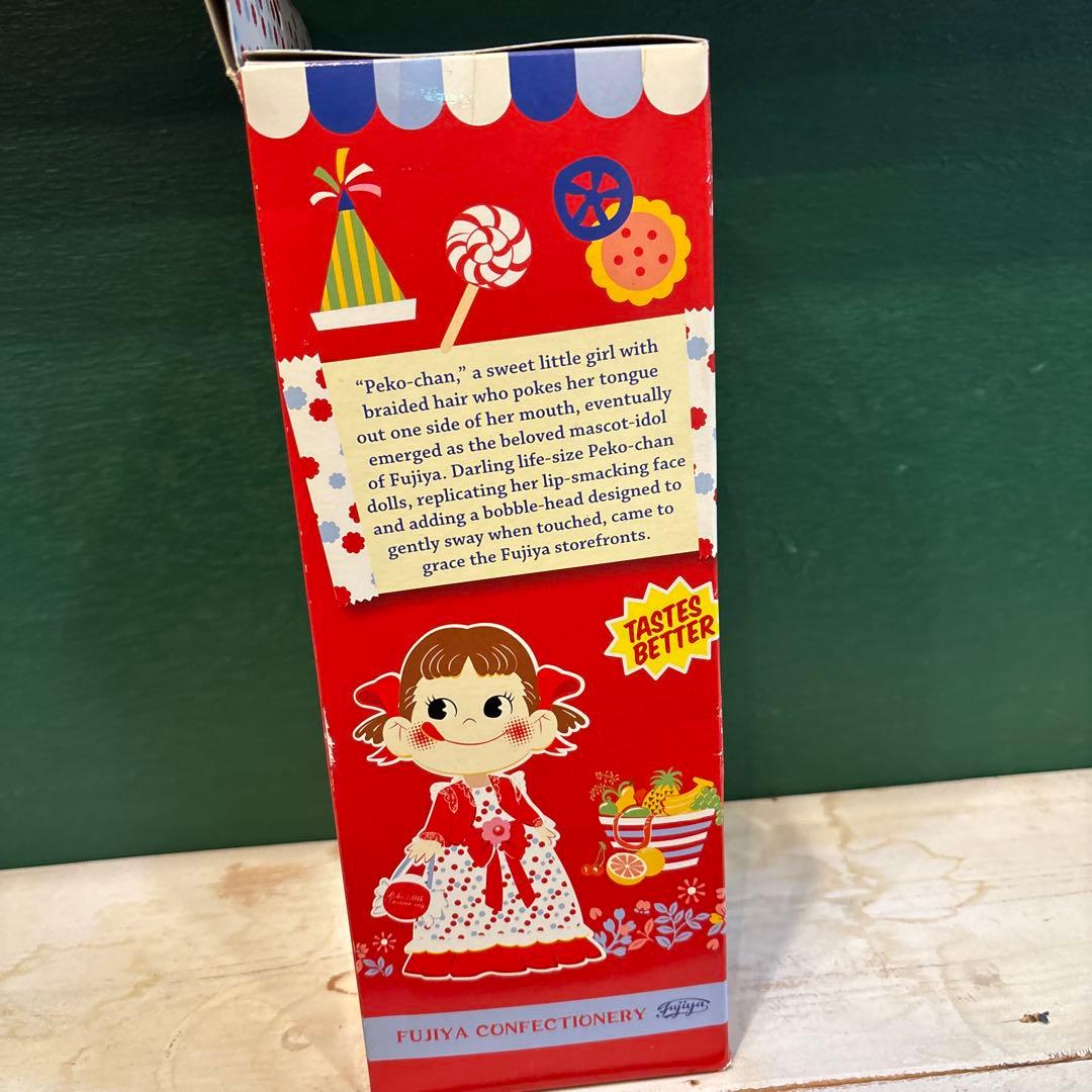 デッドストック レアなペコちゃん人形 100周年記念 FUJIYA 箱の状態良し