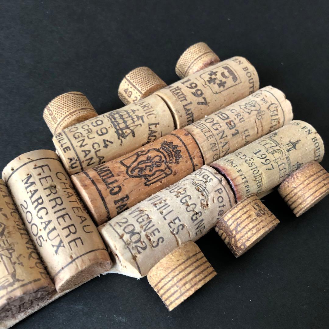 ワインコルク　コルクアート エレキギター　ハンドメイド　インテリア