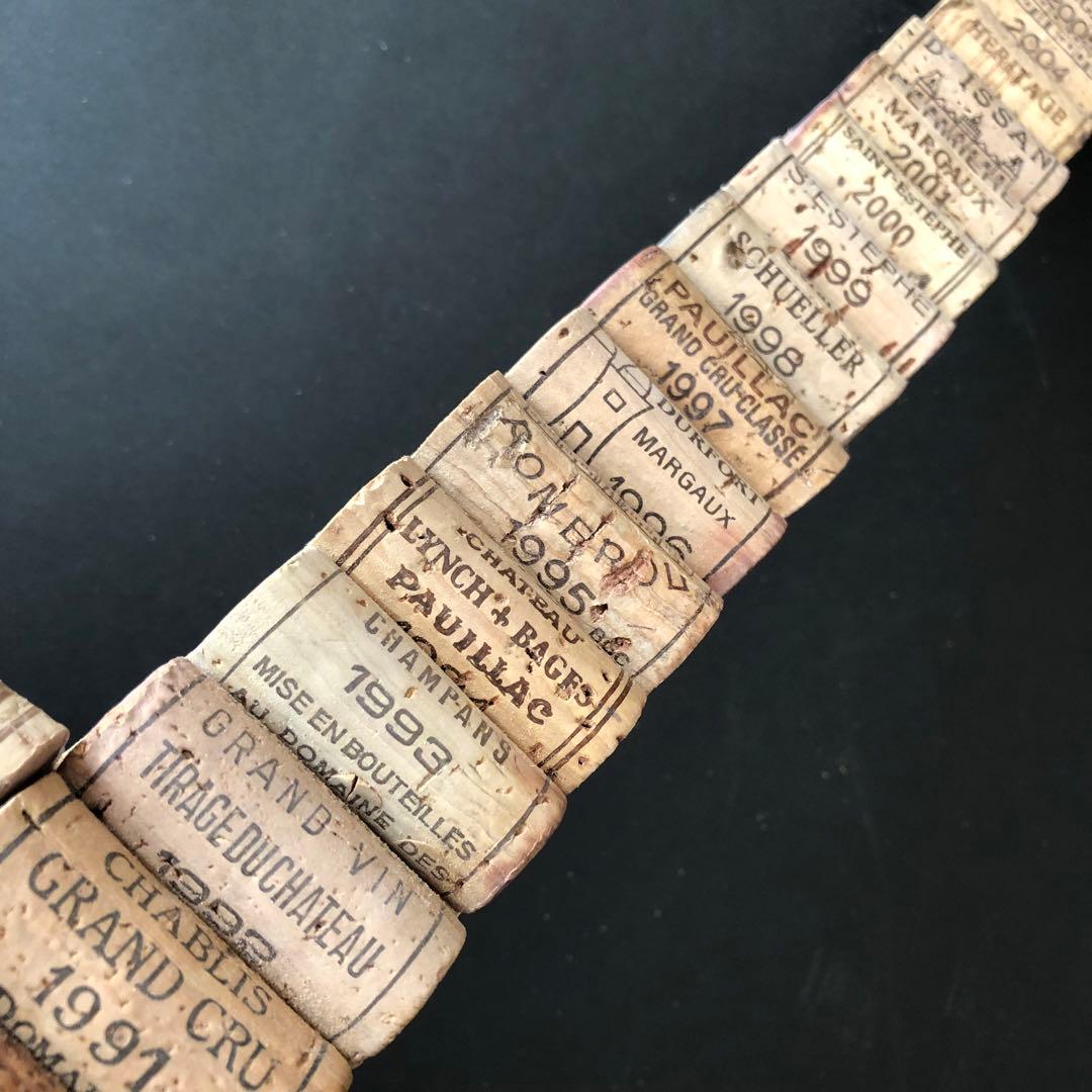 ワインコルク　コルクアート エレキギター　ハンドメイド　インテリア